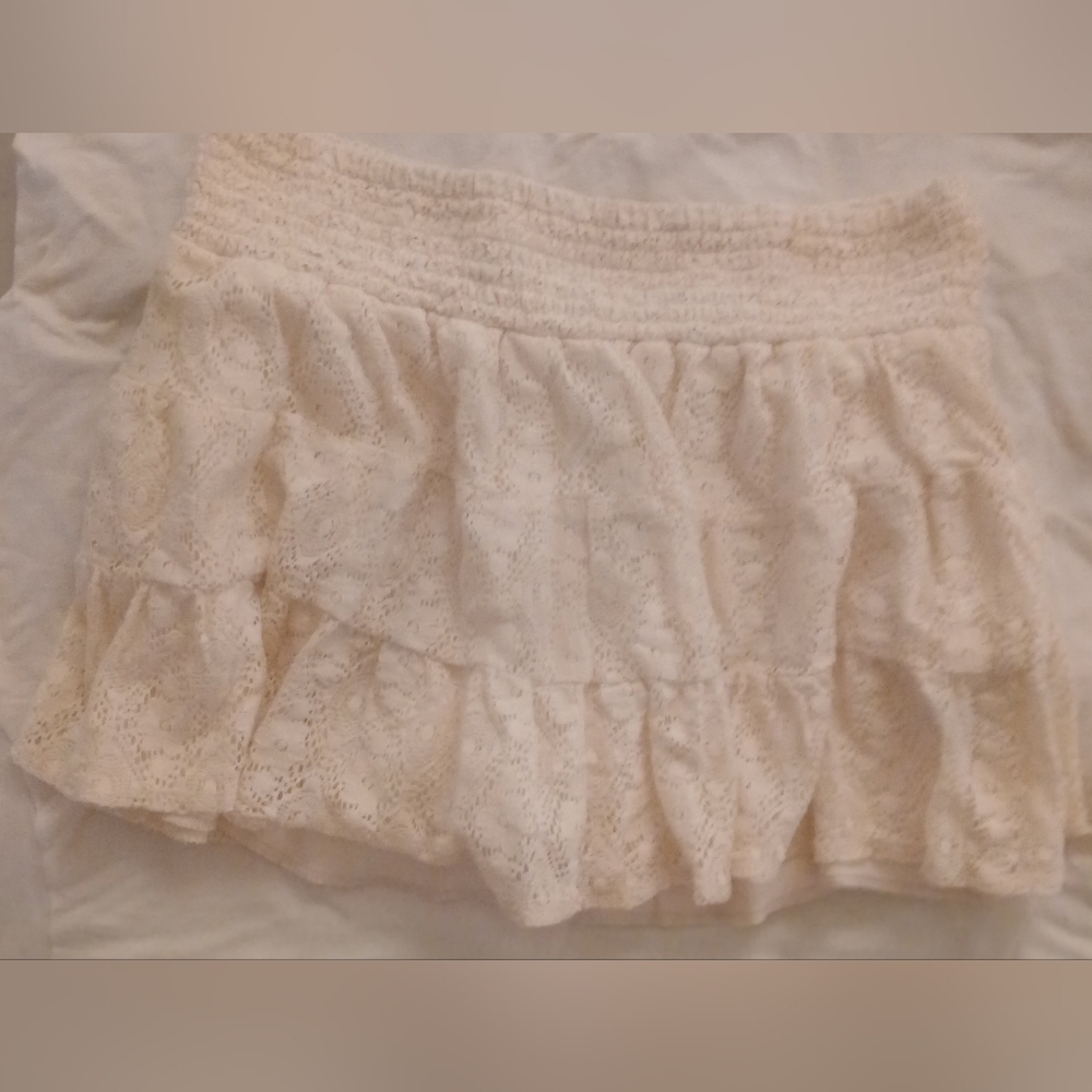 Vintage Joe Benbasset Tiered Lace Skirt Y2K Coquette Fairycore